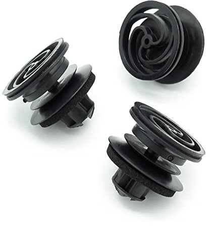VVO Fasteners- Grapas de Plástica Negras. Para Panel de puerta delantero. Compatibile con Seat Leon, Ibiza, (10 pzas)