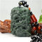 Kristall-Jade-Anhänger-Halskette, Amulett-Schmuck, natürliche Jade-Anhänger-Halskette, schnitzendes Glücksamulett, Hetian-Jade, grüner Jade-Drachen-Anhänger, Herren- und Damen-Jade-Anhänger, Sternzeic