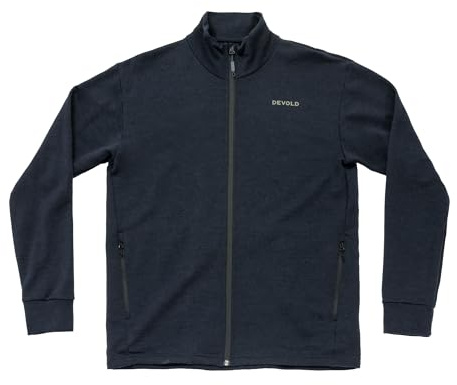 Devold Everyday Jacket Herren Merino- Zip-Jacke schwarz