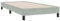 vidaXL Boxspringbett ohne Matratze Hellgrau 90x210 cm Samt, Bett, Bettgestell, Einzelbett, Schlafzimmermöbel, Bettrahmen, Samtbett, Polsterbett