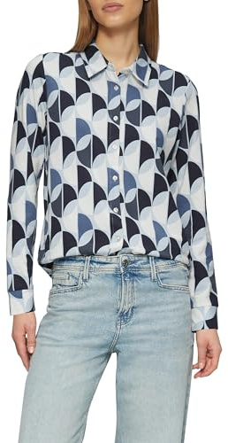s.Oliver Elastische Hemdbluse aus Jersey