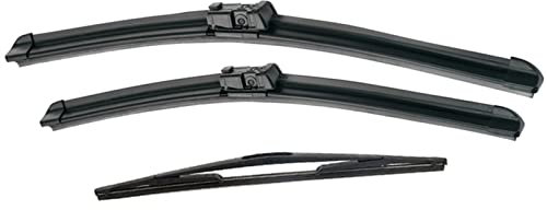 WILSEM 28 + 22 + 16 Wischer Vorne Hinten Windschutzscheibe Scheibenwischerblätter Set Für O&pel Für Meriva B 2010 2011 2012 2013 2014 2015 2016 2017