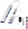 MultiCharger for MagicBand+ Multifunctional Magic Band Adapter with USB A and USB C Hub for Phone Smartwatch Disneyland Accessories for Trip to Disney World Cruise Travel Essentials