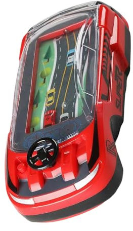 Jeu de course portable - console de jeux de voiture de course, simulation conduisant jouet de voiture de course, mode deux joueurs, véhicule de jeu familial interactif, oui