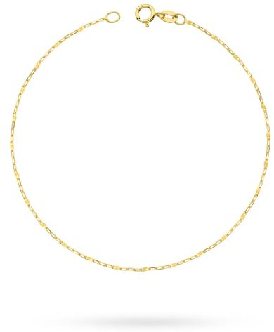 MARKO Zarte Damen Armband aus 333 Gold – Feine Echtgold Armkette Gelbgold – Filigranes Schmuckstück für Frauen – Freundschaftsarmband – Kommunion Geschenk & Muttertagsgeschenk (19)