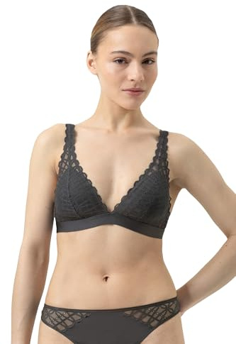 Mey Damen Triangle BH mit Spitze Serie Poetry Temptation | Bügelloses Bralette, Blickdichte Cups, Elastisches Unterbrustband, Breite Spitzenträger auf der Vorderseite, Gr. XS-XL