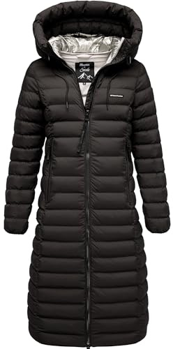 REPUBLIX Damen Gefütterte Winter Jacke Mantel Parka mit großer Kapuze RJ-8022