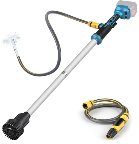 Akku Regenfasspumpe Kompatibel mit Makita 18V, Max. 3000 L/h, 6m Förderhöhe