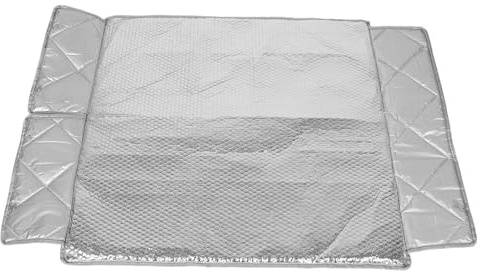 RUNROTOO Waterproof Magnetic Refrigerator Cover for Household Appliances and Freezers with Sun Protection and Breathable Aluminum Foil Oxford Cloth Material, Suitable for Home and Display