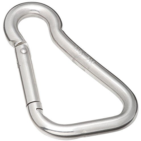 National Hardware Interlocking Spring Snap, 4-3/4, Stainless Steel