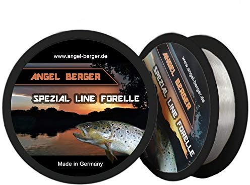 Angel-Berger Spezial Line Angelschnur Zielfischschnur Aal, Forelle, Hecht, Zander, Karpfen, Dorsch, Weissfisch (Forelle, 0,22mm / 5,20Kg)