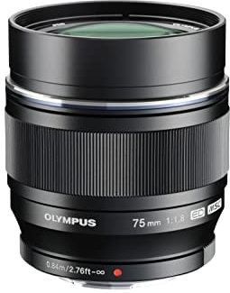 OLYMPUS Objectif M.ZUIKO ED 75mm f/1.8 Noir