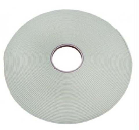 Glass Safety Double Sided Glazing Tape White 3mm x 10mm x 25m
