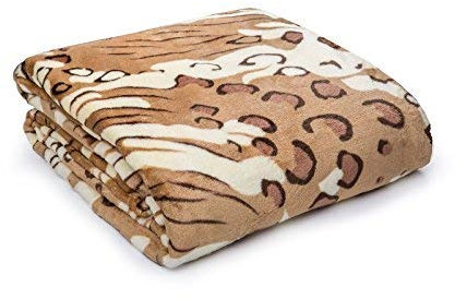 200x220 cm XXL Kuscheldecke Fleecedecke Wohndecke Microfaser Tagesdecke Decke Mikrofaser weich sanft kuschelig getüpfelt Tupfen Creme beige