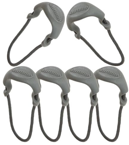 Maxpedition Kleine Reißverschlussschieber, 6 Stück, Gepäckanhänger, 2 cm