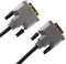 Cablesson DVI to DVI cable - Broadband, DVI-D male to DVI-D male with gold-plated connectors. Single link 19 pin, for TV, monitor and projector, HDTV resolutions up to 1920x1080 - Black, 10m.