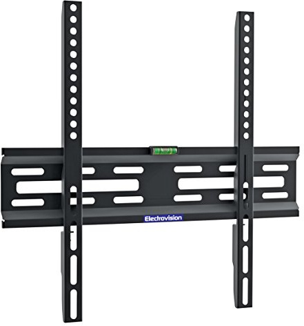 MP Essentials Universal 24 - 65 Fixed TV Wall Mounting Mount Bracket with Integrated Spirit Level - Hold up to 50kg (Screen Size 24-42 inch)