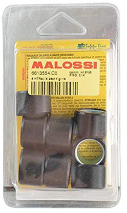 MALOSSI Rouleau/Galet Maxi Scooter 25x17 16,0 g. (x8) Compatible avec 400 Piaggio mp3