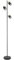 LEDKIA LIGHTING Lampadaire Cano 3 Spots Noir