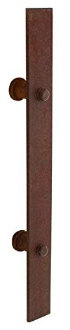 INTERSTEEL - Türgriff Antik, Schiebetür Handgriff - Türgriff für Schiebetüren, Innentüren und Wandschränke - 400 x 40 mm