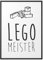 Papierschmiede® Kinderposter in A4 (21x30 cm), Wanddeko für Kinderzimmer oder Spielecke, Jungen Mädchen, Wandbild Dekoration mit Sprüchen ohne Rahmen, Lego Meister