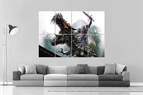 Optimus Prime Transformers Wall Poster A0 Large Print