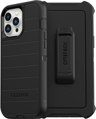 OtterBox DEFENDER SERIES SCREENLESS Case Case for iPhone 12 Pro Max - BLACK