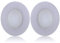 JECOBB Replacement Ear Pads Cushion Cover with Protein Leather & Memory Foam for Razer Nari, Ultimate, Essential, Kraken Kitty, Kraken Tournament Edition Headset ONLY – Oval (Grey&Gel)