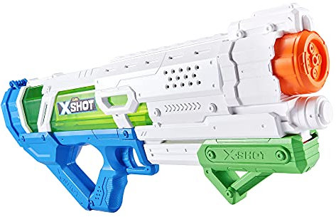 X-Shot Wasserpistole, X-Shot, 56,5 x 22 cm, 1000 mm, 4 Aufnahmemodi, Reichweite 10 m, Spielzeugpistole für Kinder, Wasserspielzeug für Kinder, Wasserpistolen ab 5 Jahren (46674)