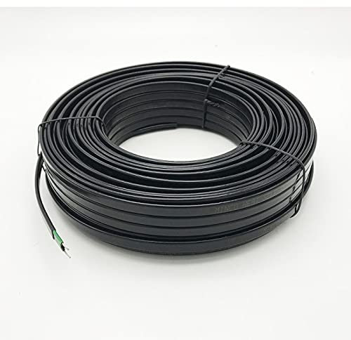 12V 24V 110V 220 Volts Water Pipe Anti-freeze Frost Protection Heating Cable For Roof Self Regulating 50m 12V -15W