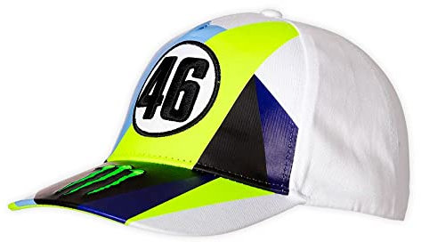 Valentino Rossi Kappe Mit Visier Abu Dhabi,Mann,One Size,Weiss