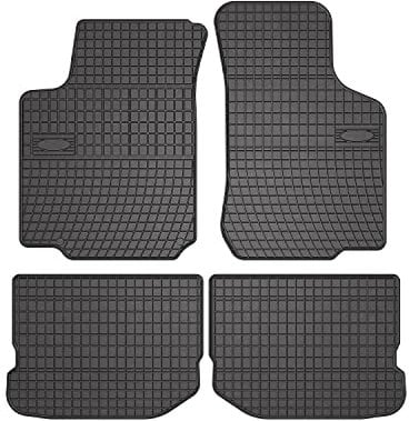 OMAC Gummi Fußmatten kompatibel mit VW New Beetle 1997-2010 Automatten Gummi TPE Schwarz 4X