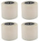 4 palettes rotatives en nylon beige + argent 80 x 70 mm