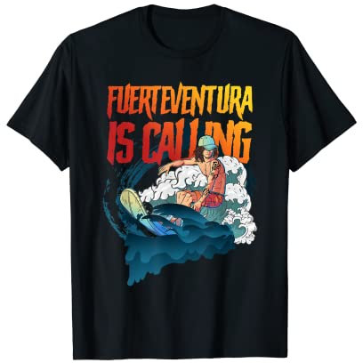 Surfen Kanarische Inseln Fuerteventura Surfen T-Shirt