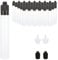 AKOLAFE 40PCS Plastic Dropper Bottles 30ml, Dropping Bottles 1oz Plastic Bottles Empty Squeezable Eye Liquid Dropper with Screw Caps for Cosmetic Essential Oil, Reagent Lab Drops
