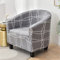 Morbuy Sesselhussen 1 Sitz, Stretch Sesselbezug Universal Sesselschoner Elastisch Sesselüberwurf Sofahusse mit Armlehnen für Clubsessel Loungesessel Cocktailsessel (Stilvolles Karo)