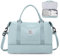 Reisetasche Damen Easyjet Handgepäck Tasche Sporttasche Weekender Bag Schwimmtasche Wasserdicht Travel Bag Duffle Bag Fitnesstasche Trainingstasche Krankenhaustasche mit Schuhfach,A6-Blau