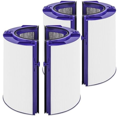 2 Pack Upgraded Filter Replacement Compatible with Dyson PH01 HP07 HP10 TP07 TP10 TP09 HP09 HP06 TP06 PH02 PH03 PH04-360° Combi Glass Pure Cool Hot Humidify Fan Filter and Carbon Filter