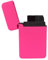 Accendino Antivento, Accendino per Turbojet Blue Flame Singolo Fiamma Ricaricabile Gas Butano Accendino con Punch (FUXIA)