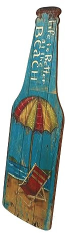 Vintage Bierflaschen Wandschmuck für Hawaii Party Bar