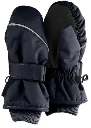 Sterntaler Fäustlinge aus Funktionsmaterial mit reflektierendem Detail Unisex - Baby und Kinder Handschuhe wasserdicht mit wärmendem Futter - marine, 2