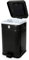 Nevink Dog Poop Trash Can Outside - Outdoor Dog Waste Trash Can with Lid - Odor Proof Waste Station Container for Backyard - 12L/3.2Gal (Black)