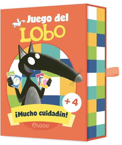 Auzou Editions Español Vorsicht Wolfs-Kartenspiel