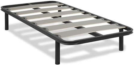 Ferlex - Lattenrost 80x190 cm Essential mit Breiten Leisten | Inklusive 4 Bettbeine von 25 cm | Stabiles und Robustes Bett | Sehr vielseitiger Lattenrost