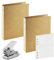 2 Stück Ringbuch A5 NachfüLlbar, NachfüLlbar Kraftpapier, 6 Ringen Ringordner A5, Ringmappe A5, Ringhefter A5, mit Punch und 80 Blatt, für Schule, Büro