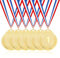 Mabor 6 Stück Gold Medaillen Kinder NO.1 Medaille Gewinner Medaillen Medaille mit Gravur Siegermedaille mit Bändern für Schwimmen Fußball Spiele Erwachsenen Kinder Partys