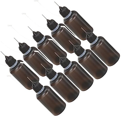 SEWACC 20stücke Plastik Ölflasche Mit Stahldüse Kunststoff Quetschflasche Für Maschinenölspender Motoröl-spenderflaschen Leicht Zu Drücken Und Wiederverwendbar