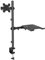 Table holder with laptop stand and monitor arm for 1 screen - 13 to 32 inches