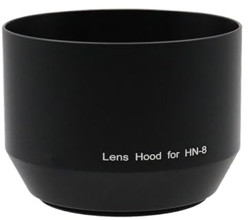 GHJ567RE HN-8 Parasol de Lente de Metal atornillable 52 mm for Nikon 105 mm/2,5 y 135 mm/3,5 Accesorios for Lentes de cámara