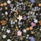 CiCiwind Self Adhesive Wallpaper Black Floral Contact Paper Peel and Stick Wallpaper Thicken Vinyl Wrap Waterproof Sticky Back Plastic Wall Cabinets Furniture Stickers 44×300cm